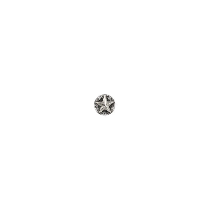 5/8 inch Cody Star Concho for custom leather belts