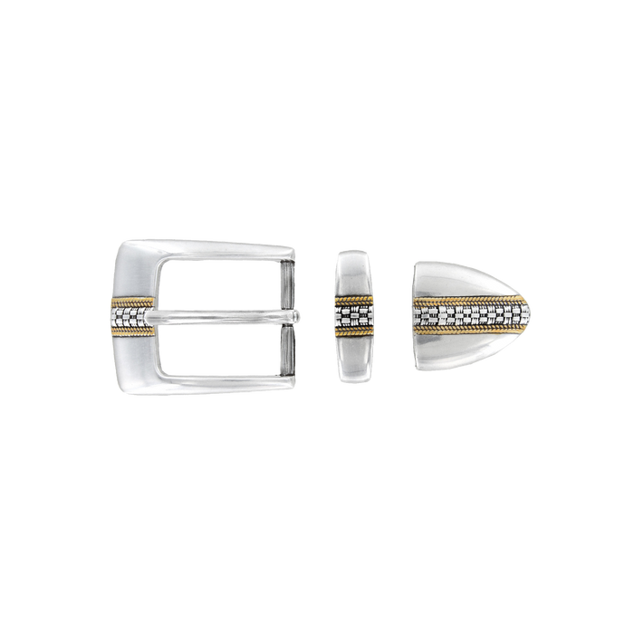 1-1/8 inch Prescott Belt Buckle Set