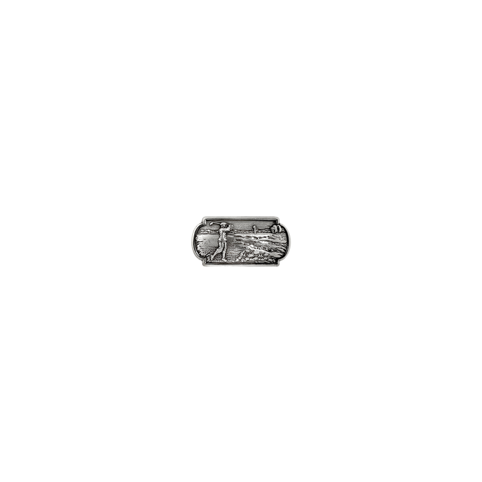 5/8 inch Sawgrass Swing Concho for custom leather belts