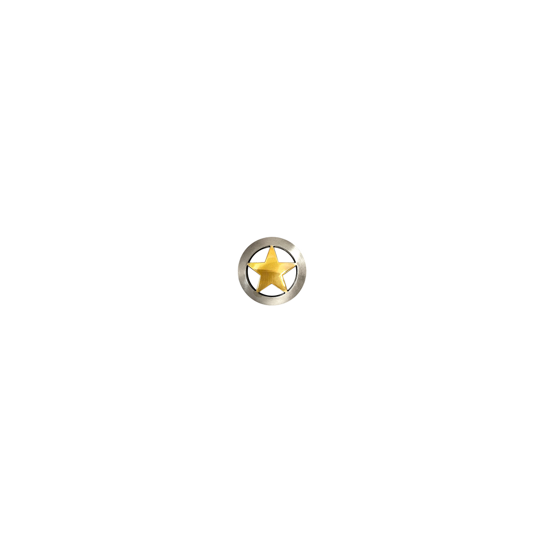 3/4 inch Sheriff Star Concho