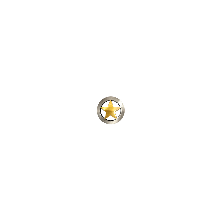 3/4 inch Sheriff Star Concho