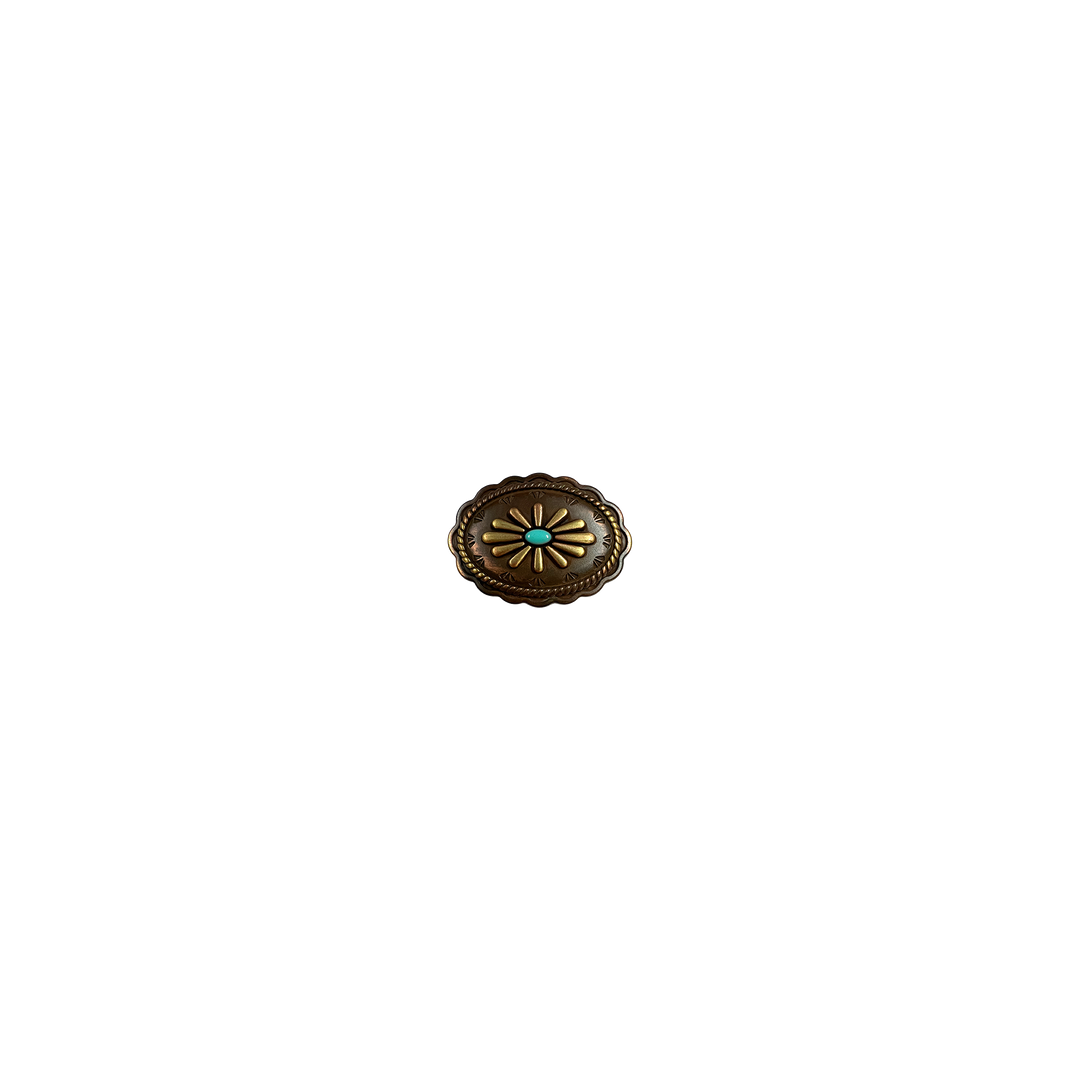3/4 inch Southwest Style Oval Concho
