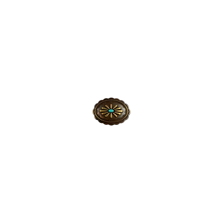 3/4 inch Southwest Style Oval Concho