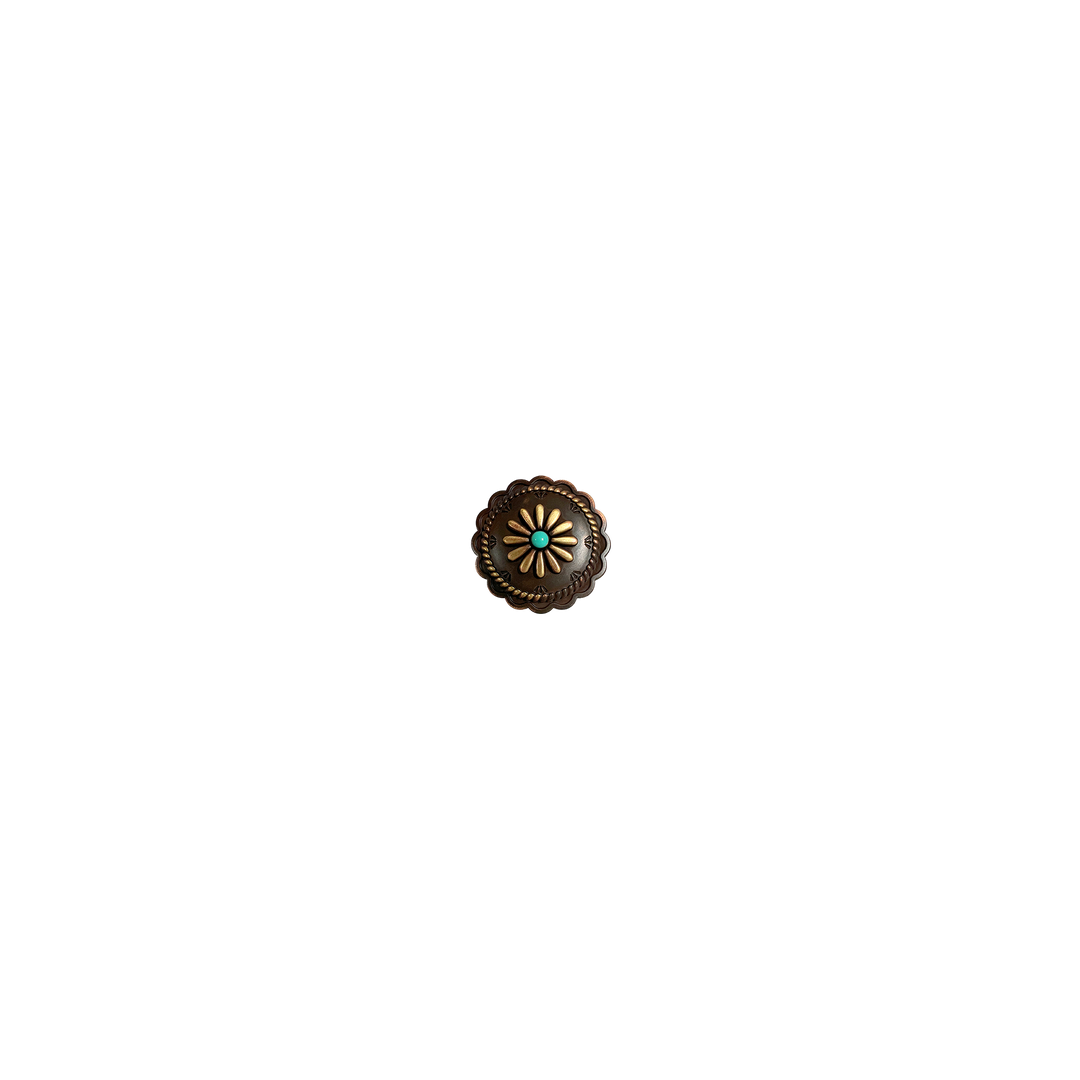 3/4 inch Southwest Style Circle Concho