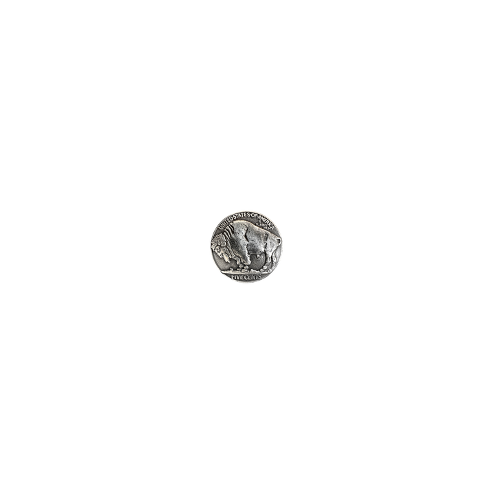 7/8 inch 1937 Buffalo Indian Nickel (Back) Concho