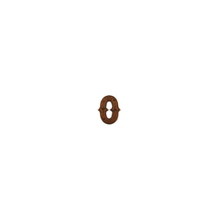 7/8 inch Number 0 Concho