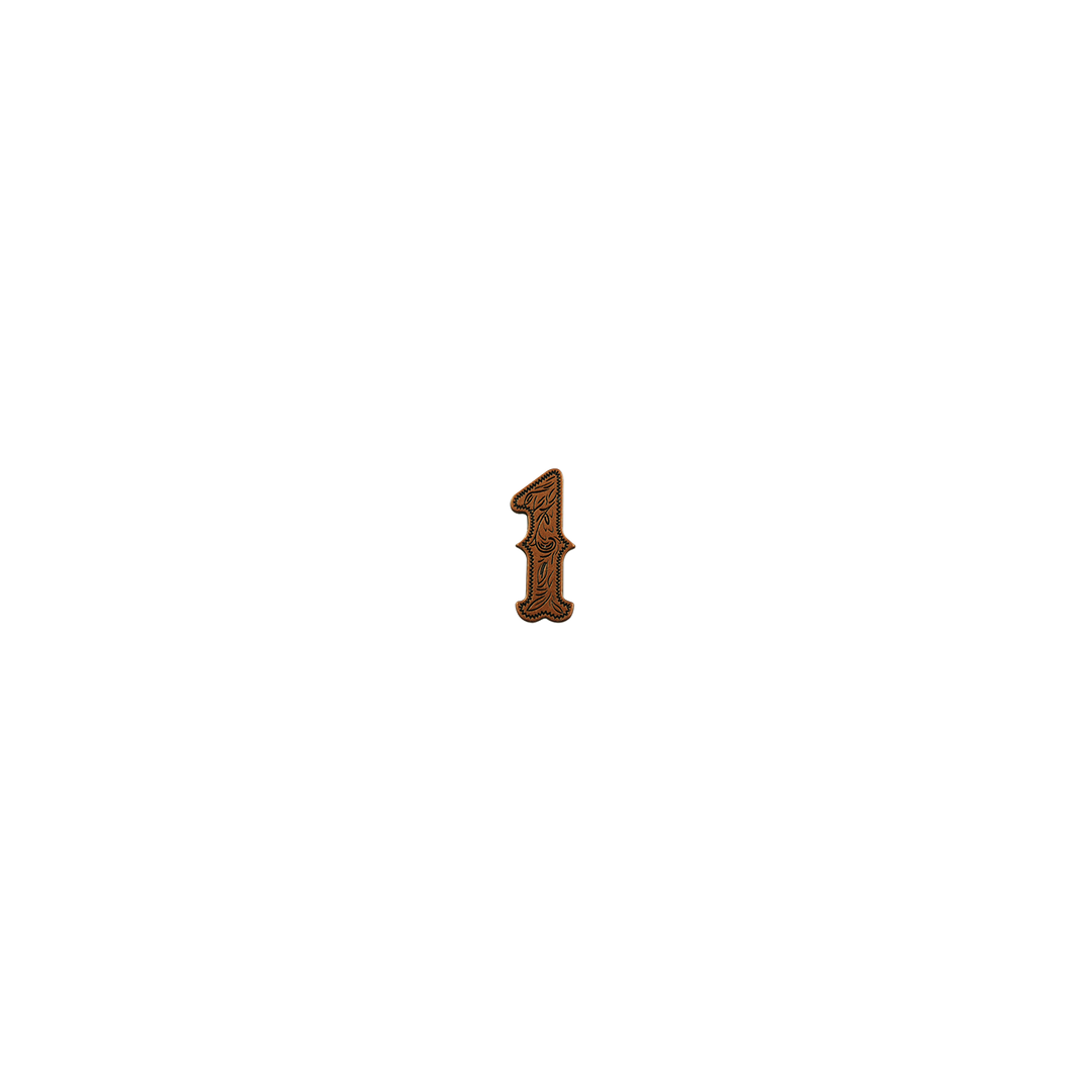 7/8 inch Number 1 Concho