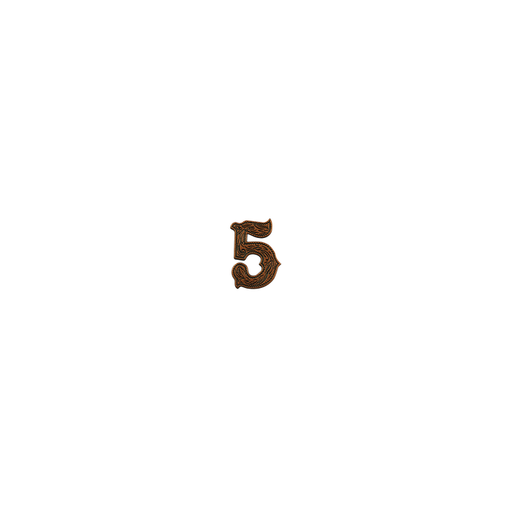 7/8 inch Number 5 Concho