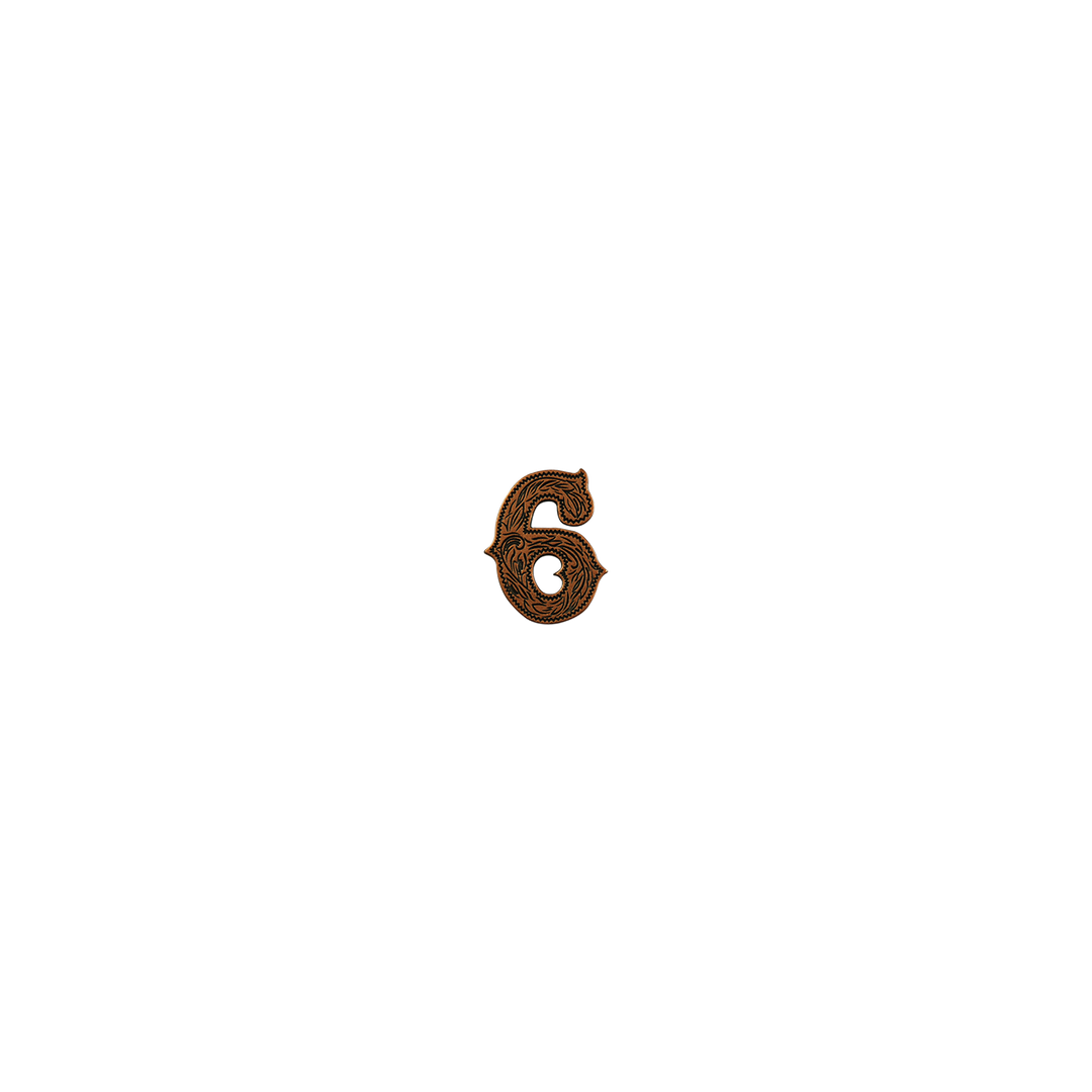 7/8 inch Number 6 Concho