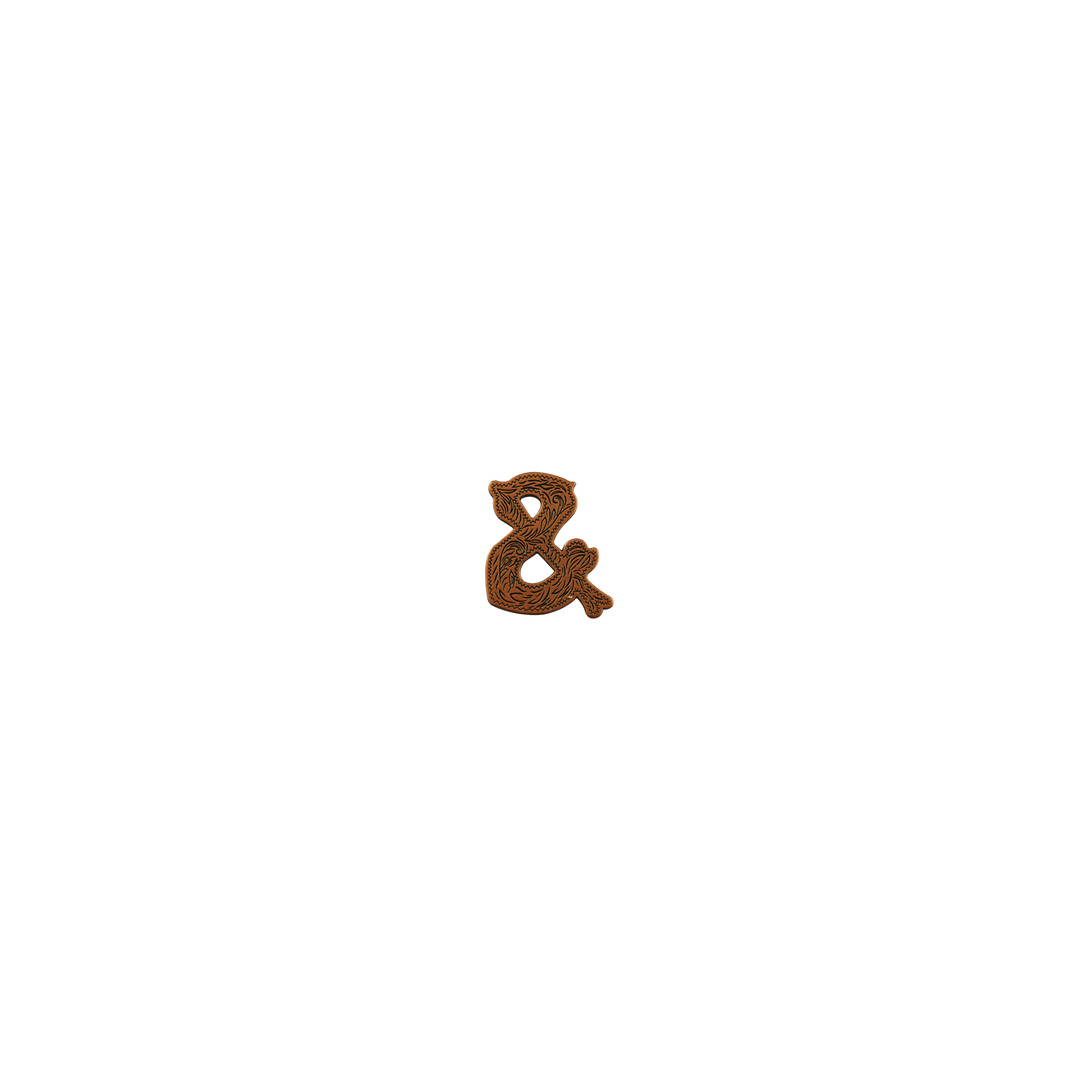 7/8 inch "&" Symbol Concho