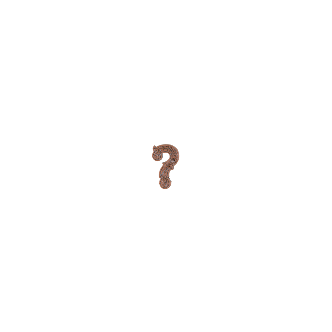 7/8 inch Question Mark Concho