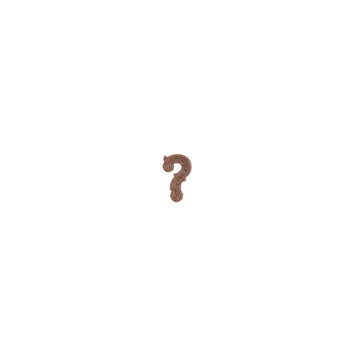 7/8 inch Question Mark Concho