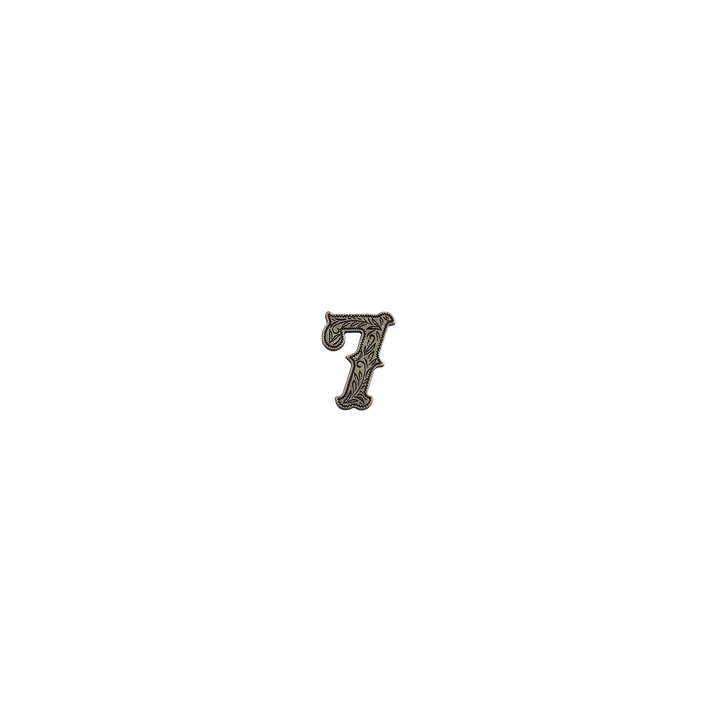 7/8 inch Number 7 Concho