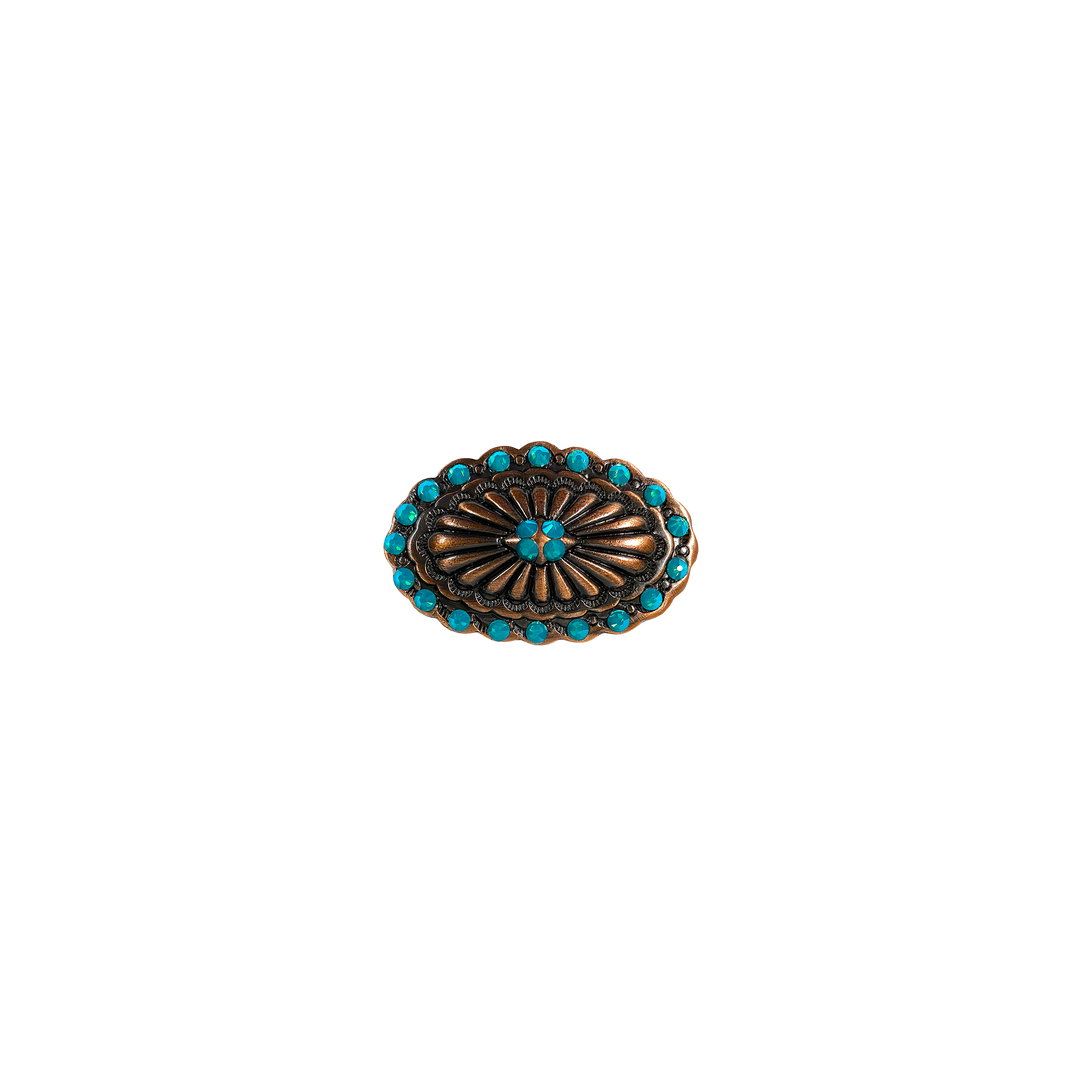 1-1/8 inch Southwest Style Oval Concho