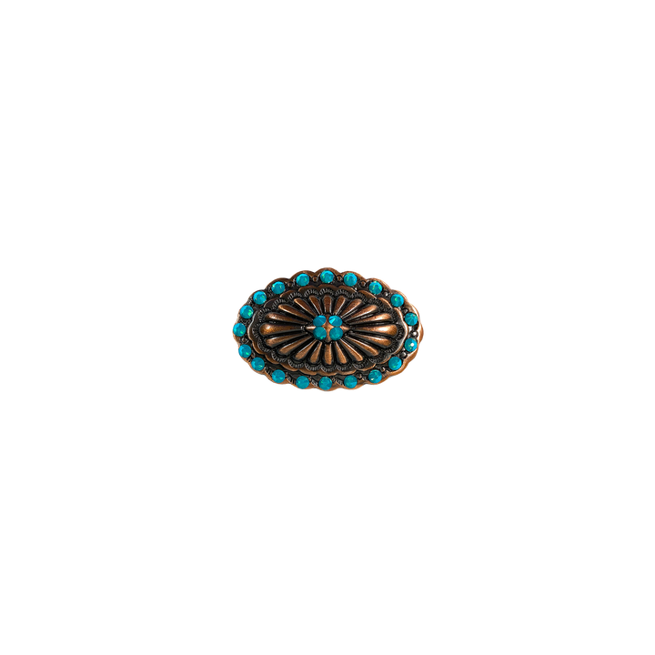 1-1/8 inch Southwest Style Oval Concho