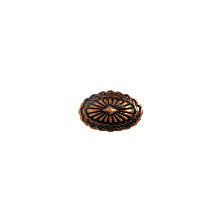 1-1/8 inch Southwest Style Oval Concho