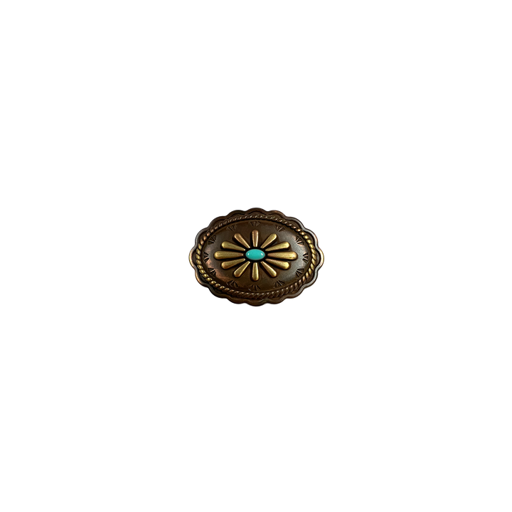 1-1/8 inch Southwest Style Oval Concho