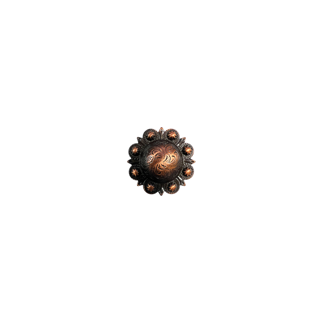1-1/4 inch Round Berry Concho