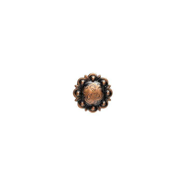 1-1/4 inch Round Berry Concho