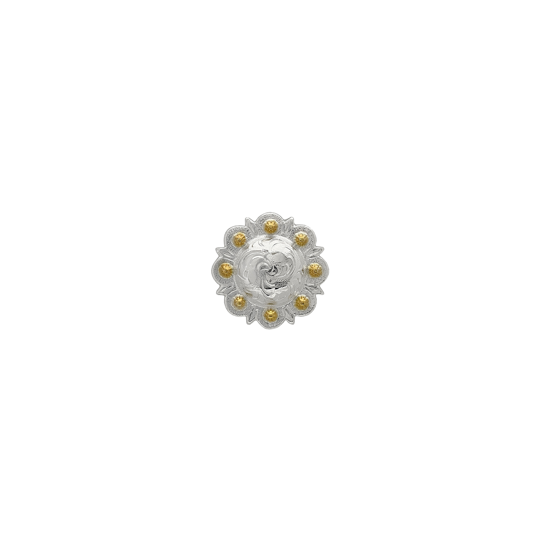 1-1/4 inch Round Berry Concho