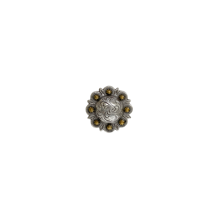 1-1/4 inch Round Berry Concho