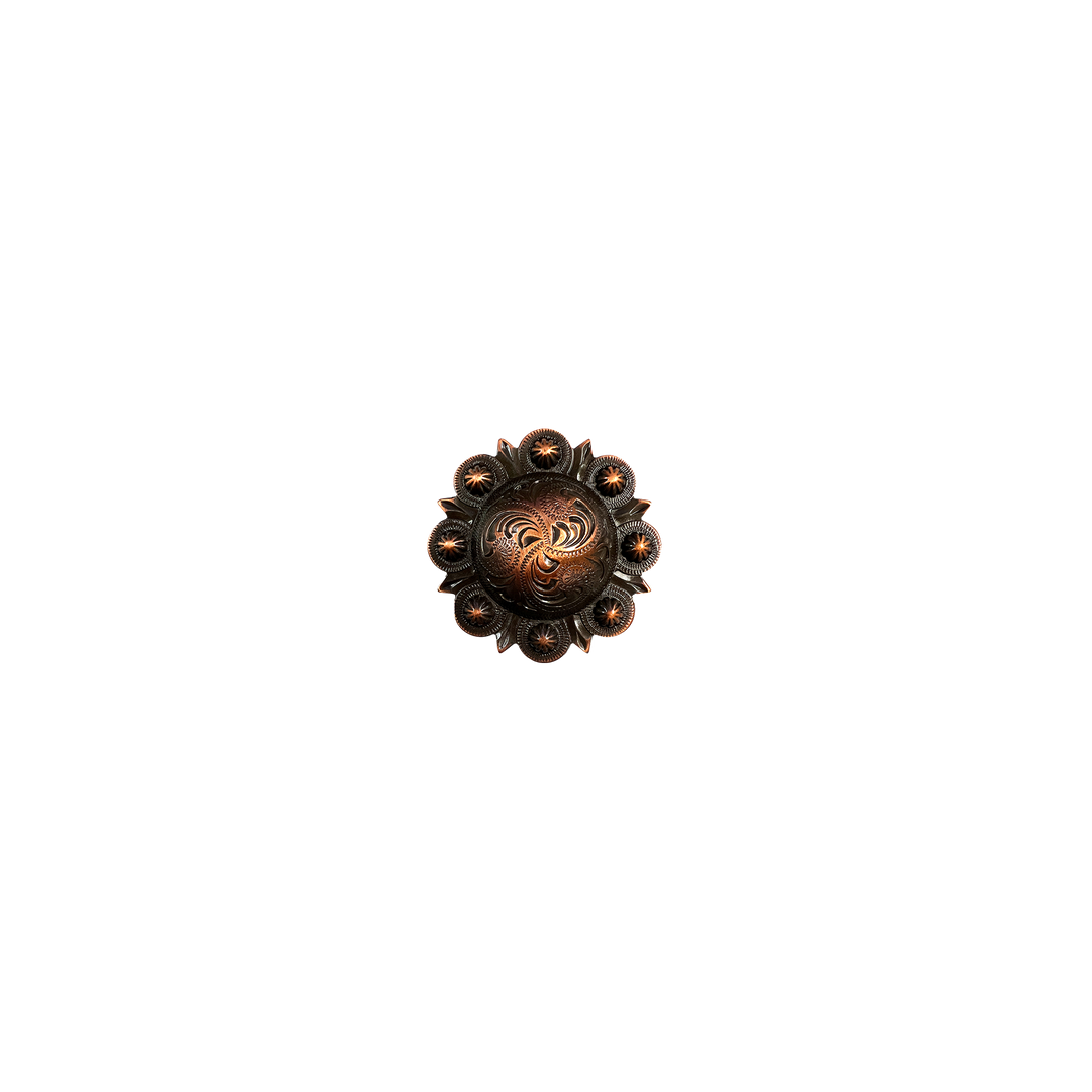 1-1/4 inch Round Berry Concho
