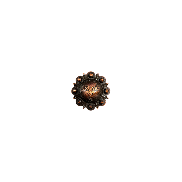1-1/4 inch Round Berry Concho