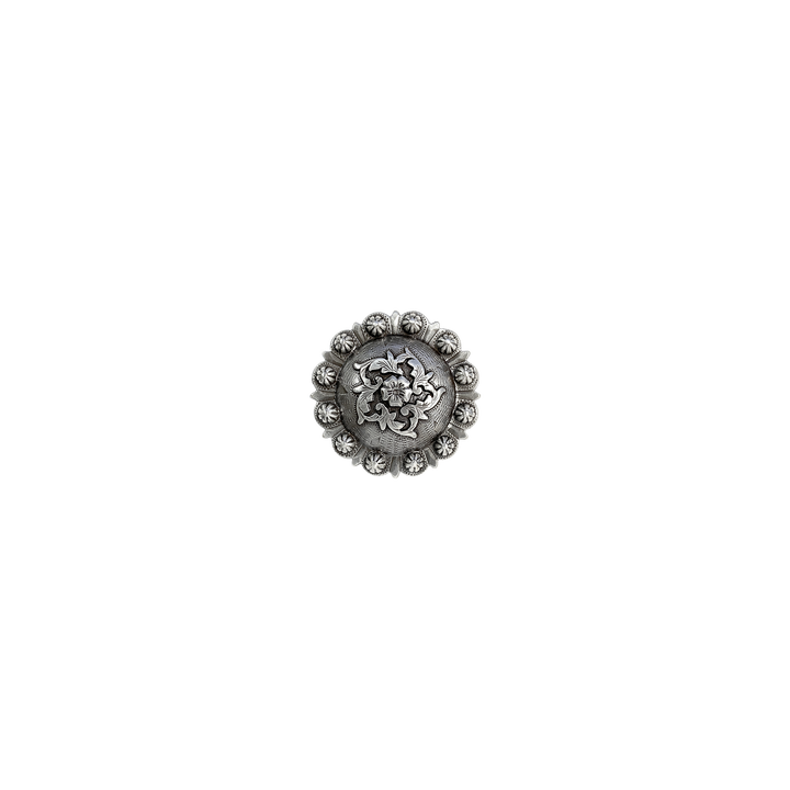 1-1/4 inch Coloma Raised Floral Concho