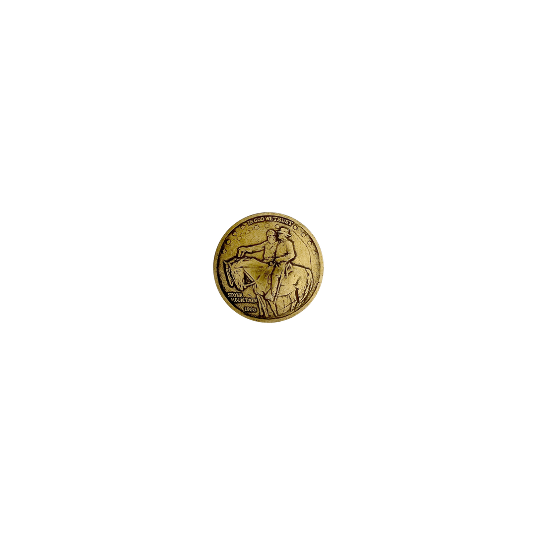 1-1/4 inch Stone Mountain Coin (Front) Concho