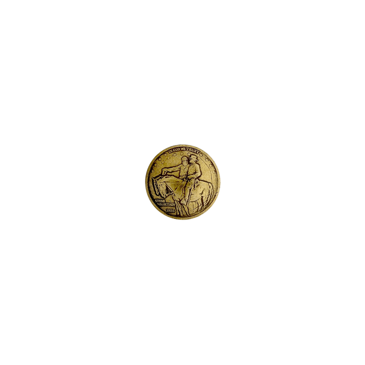 1-1/4 inch Stone Mountain Coin (Front) Concho