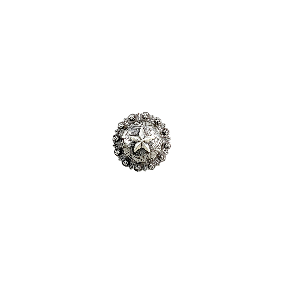 1-1/4 inch Berry Star Concho