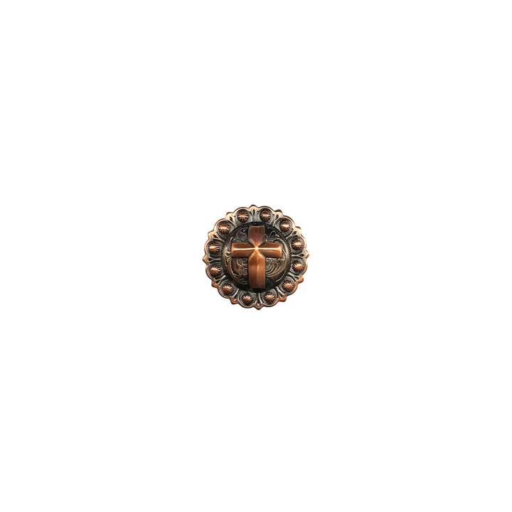 1-1/4 inch Berry Cross Concho
