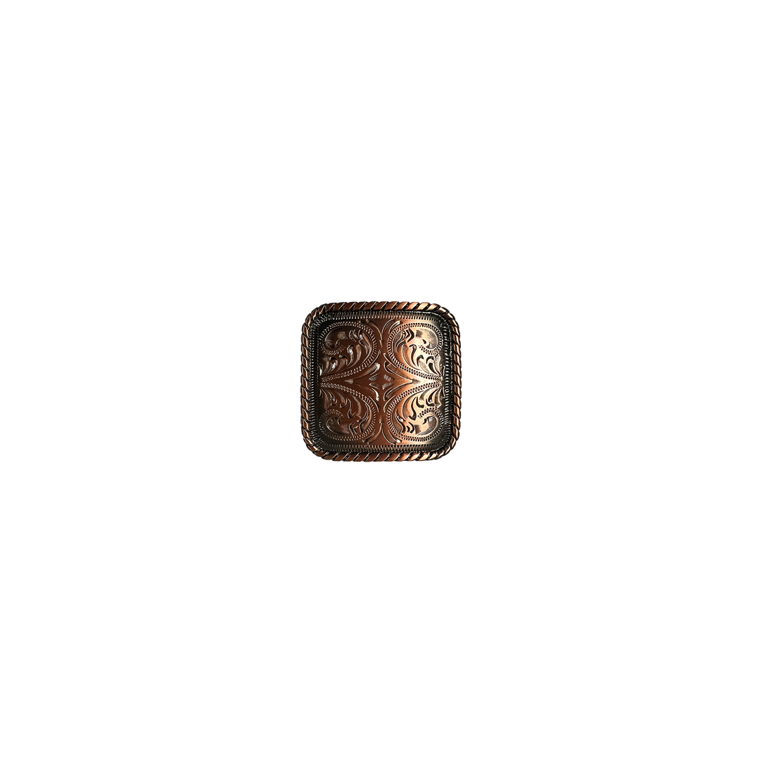 1-1/4 inch Western Square Design Concho