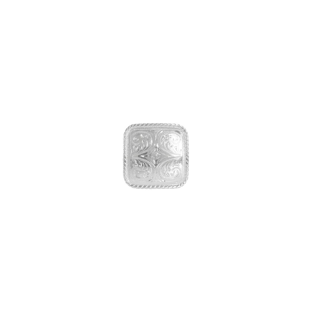 1-1/4 inch Western Square Design Concho