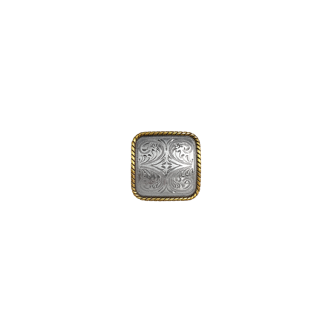 1-1/4 inch Western Square Design Concho