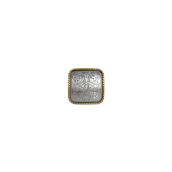 1-1/4 inch Western Square Design Concho