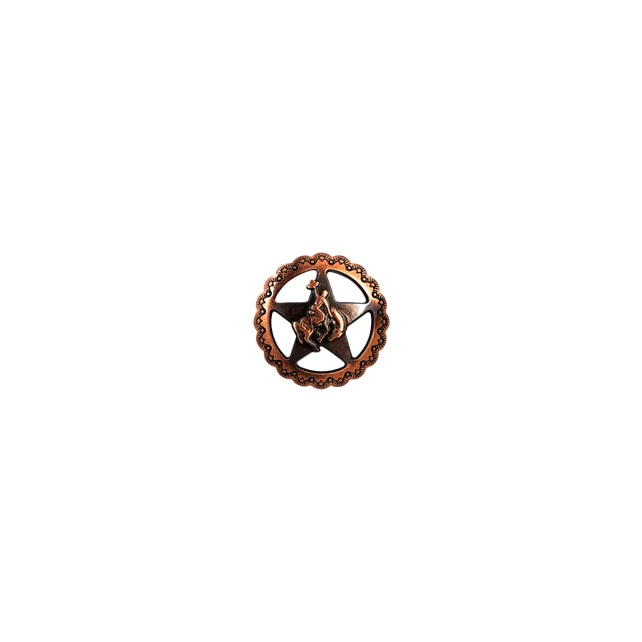 1-1/4 inch Bronco Rider Concho