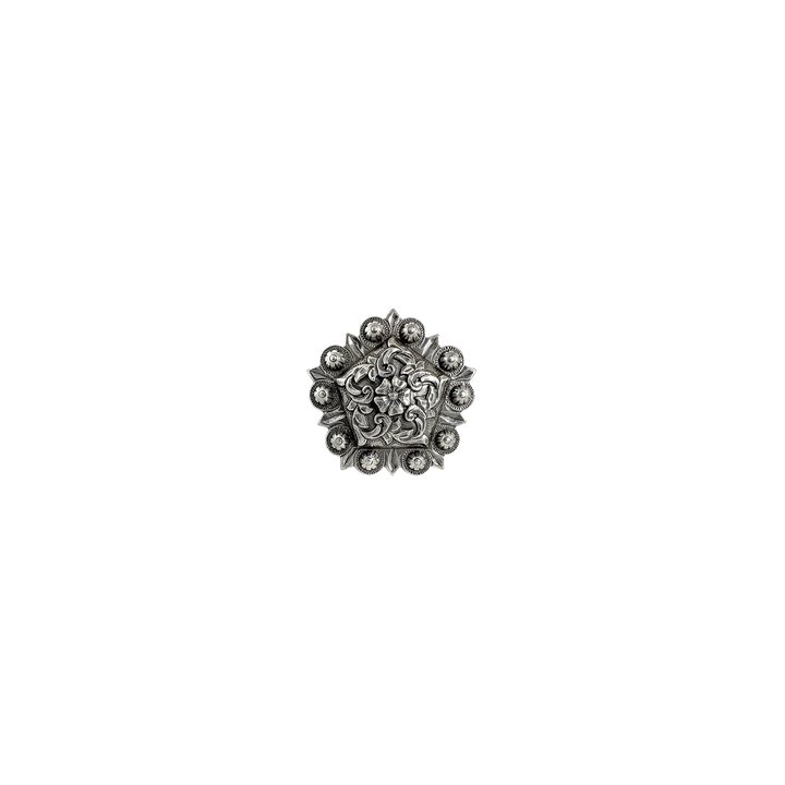 1-1/4 inch Berry Coloma Pentagon Concho