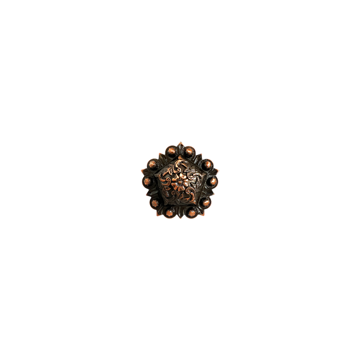1-1/4 inch Berry Coloma Pentagon Concho
