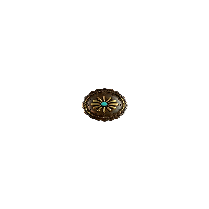 1-1/4 inch Southwest Style Oval Concho