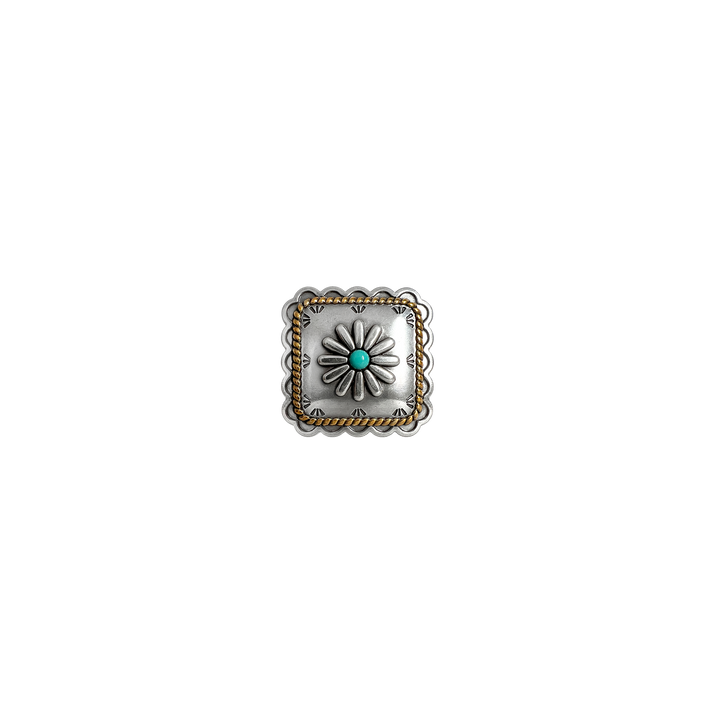1-1/4 inch Southwest Style Square Concho