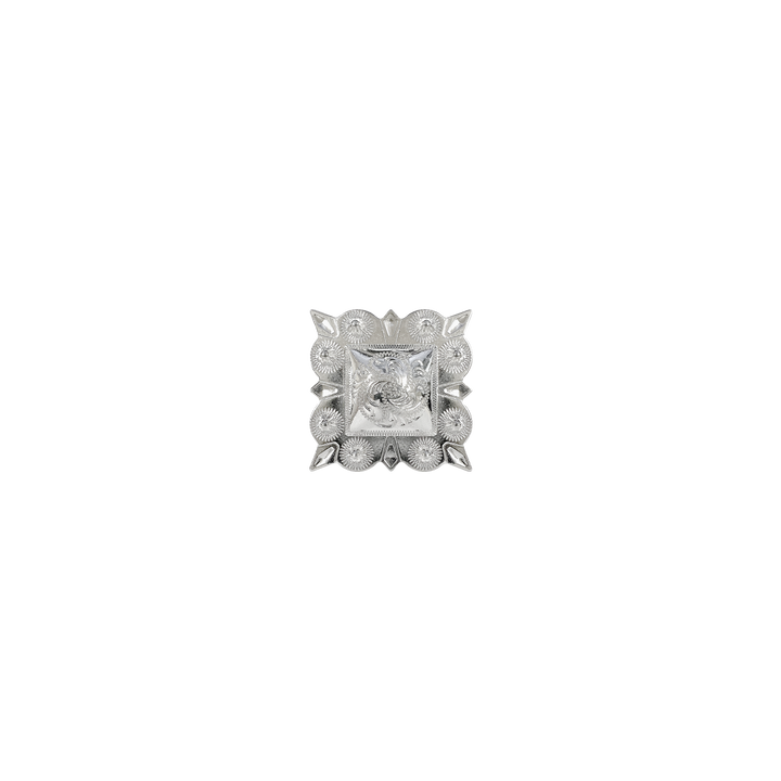 1-1/4 inch Berry Square Concho