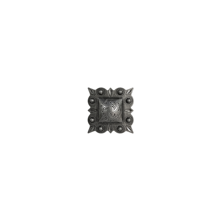 1-1/4 inch Berry Square Concho