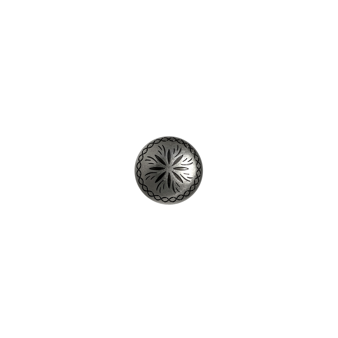1-1/4 inch Nickle Dome Concho
