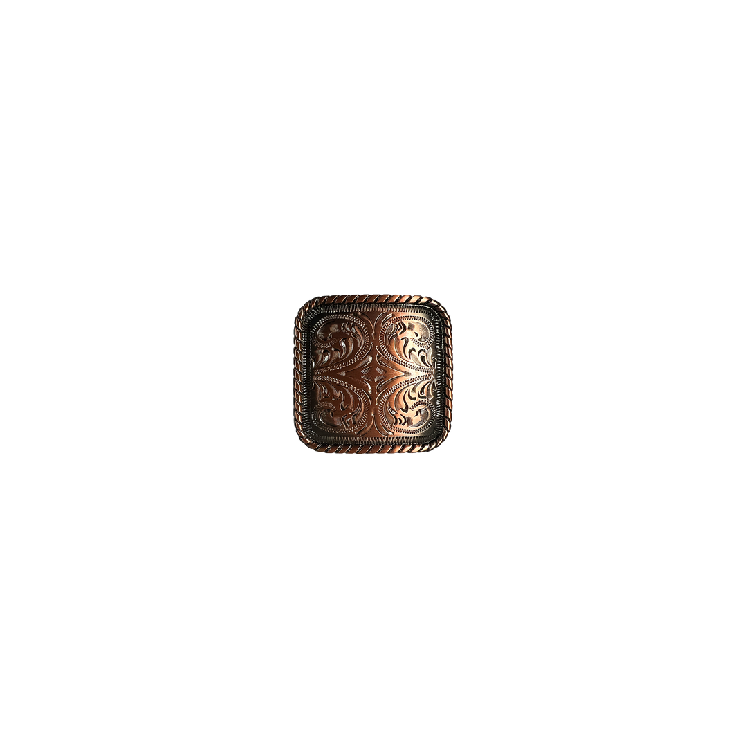 1-3/8 inch Western Design Square Concho