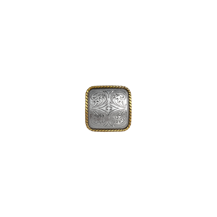 1-3/8 inch Western Design Square Concho