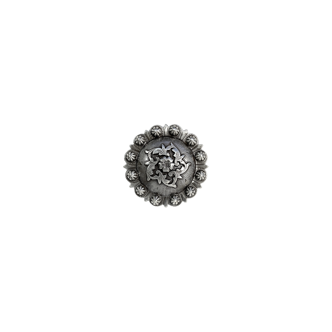 1-1/2 inch Western Coloma Floral Embrace Berry Concho