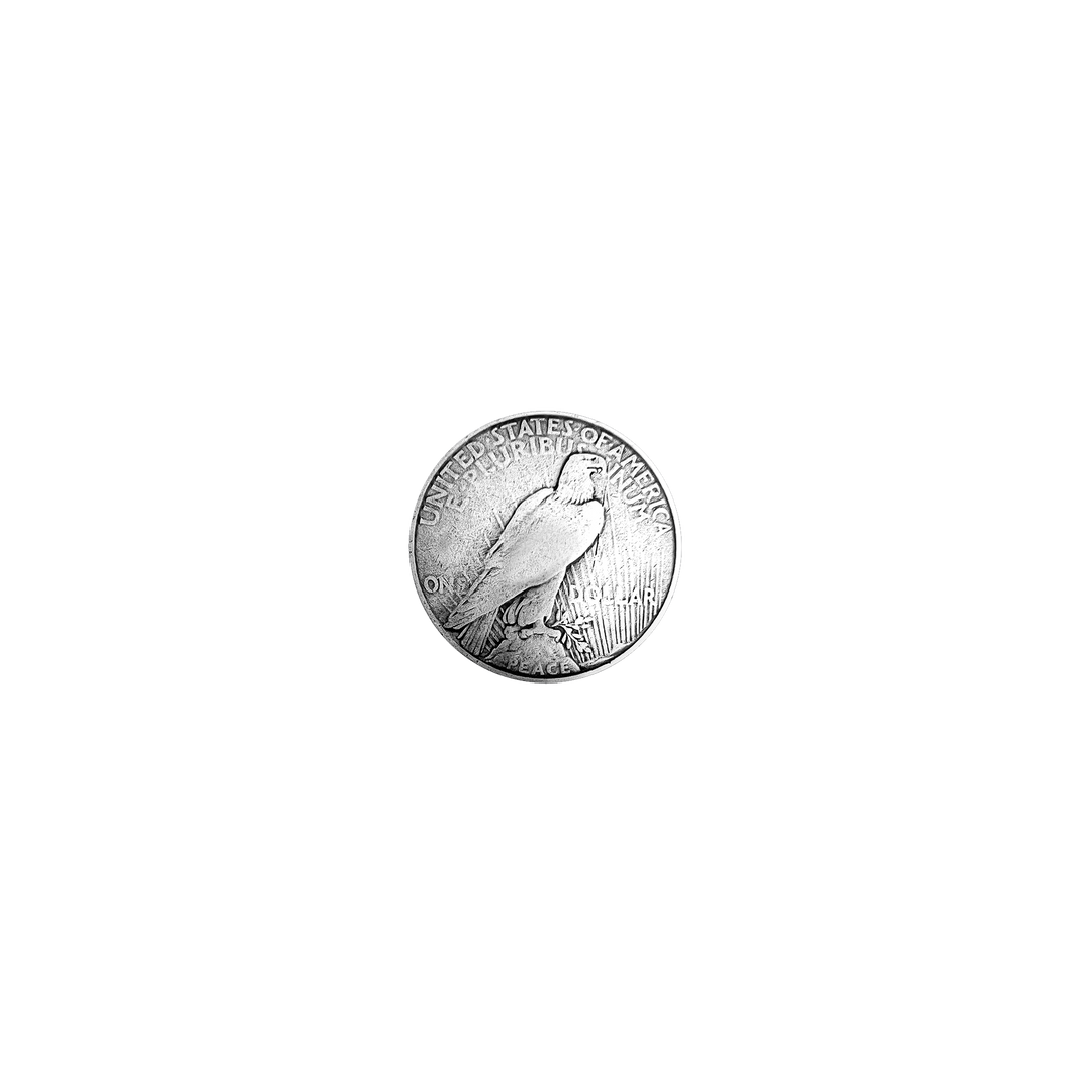 1-1/2 inch Eagle & Peace Coin Concho