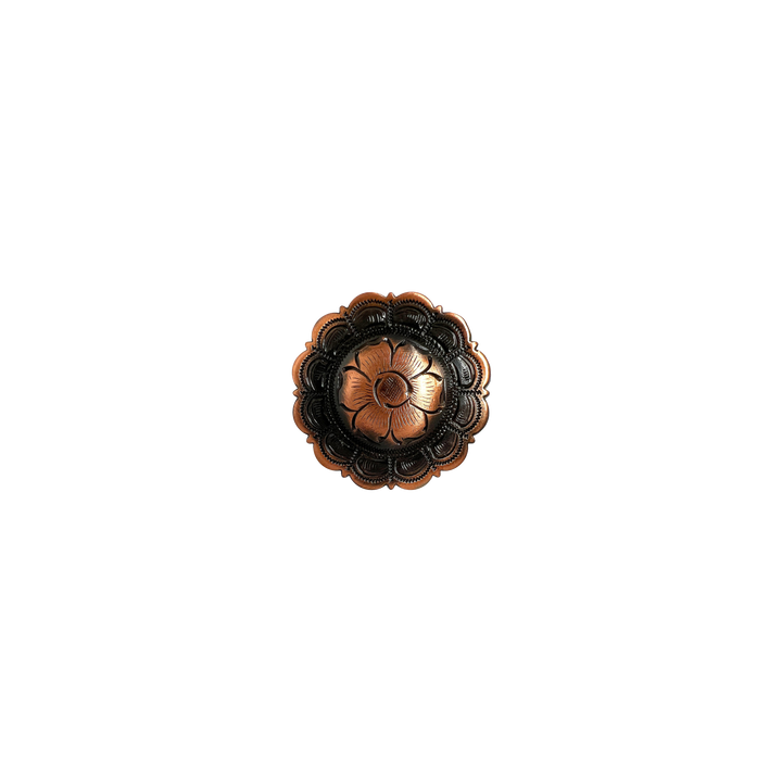Floral Copper Concho 