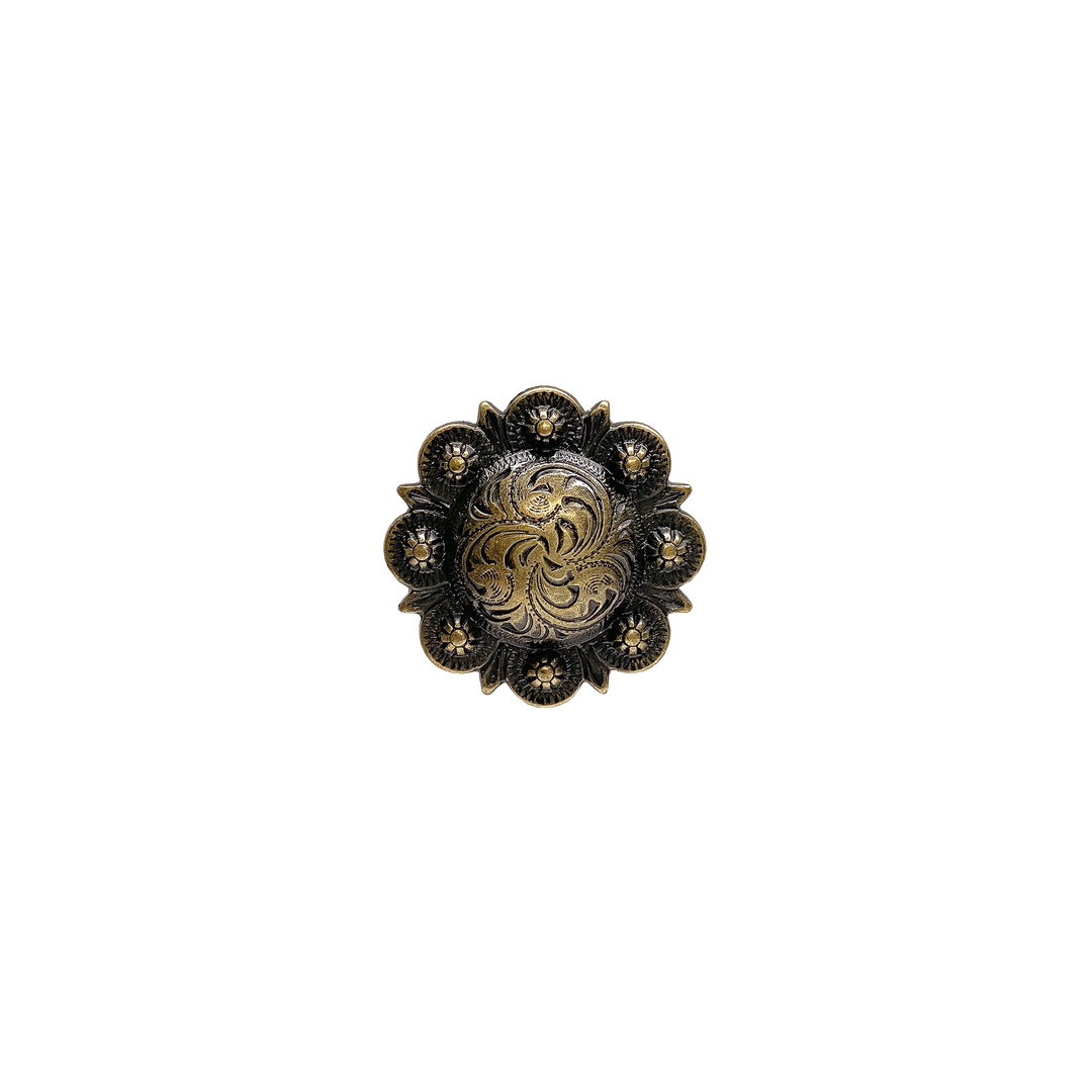1-3/4 inch Round Berry Concho